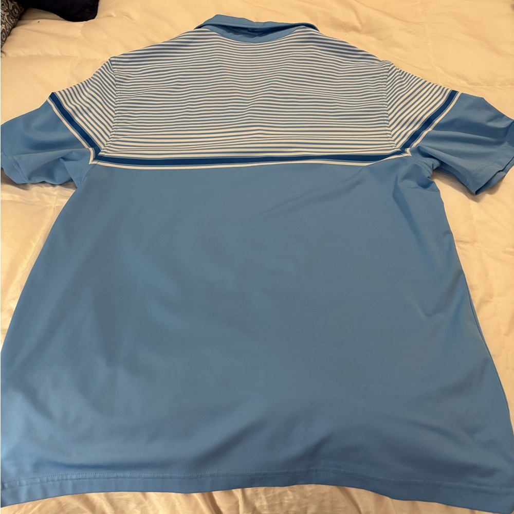 Vineyard Vines Light Blue Striped Polo Shirt